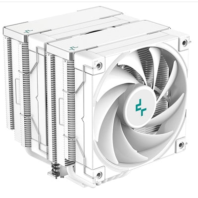 DeepCool AK620 WH Dual Tower CPU Cooler White 260W 6 Heat Pipes DeepCool AK620 WH Dual Tower CPU Cooler White 260W 6 Heat Pipes